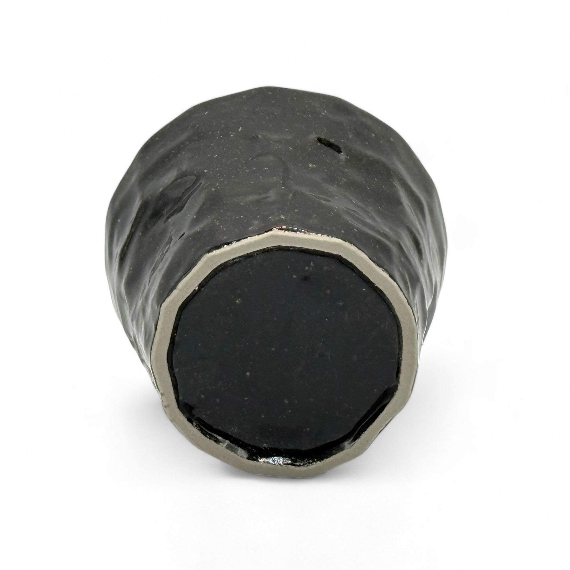 Handcrafted Mino-yaki Yunomi Japanese teacup with traditional glaze, perfect for daily tea rituals.