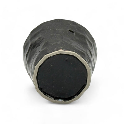 Handcrafted Mino-yaki Yunomi Japanese teacup with traditional glaze, perfect for daily tea rituals.