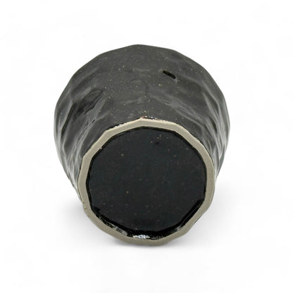 Handcrafted Mino-yaki Yunomi Japanese teacup with traditional glaze, perfect for daily tea rituals.
