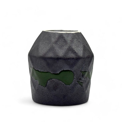 Handcrafted Mino-yaki Yunomi Japanese teacup with traditional glaze, perfect for daily tea rituals.