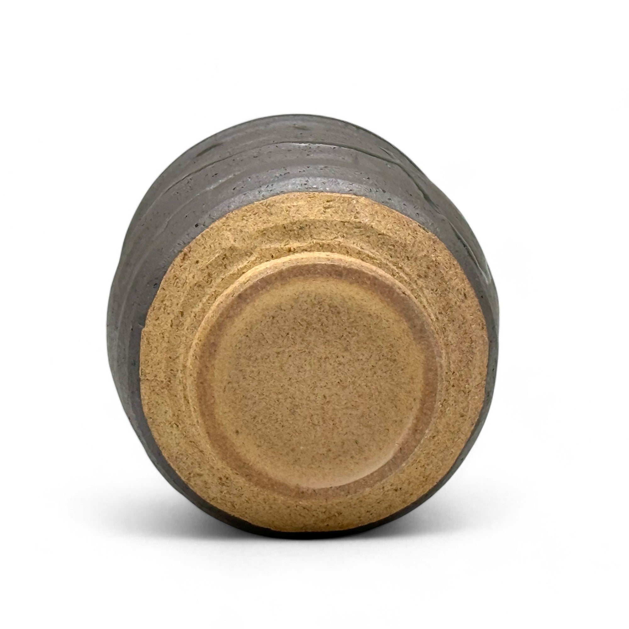 Handcrafted Mino-yaki Yunomi Japanese teacup with traditional glaze, perfect for daily tea rituals.