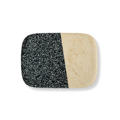 Large Japanese square tray for serving, minimalist and elegant design.