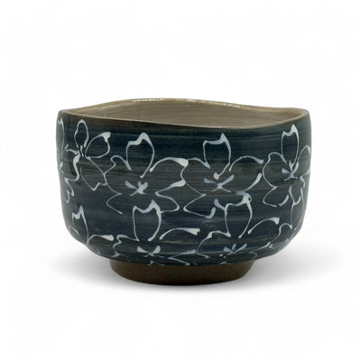 Handcrafted Japanese matcha bowl chawan for traditional tea ceremony, ideal for whisking and serving matcha green tea.