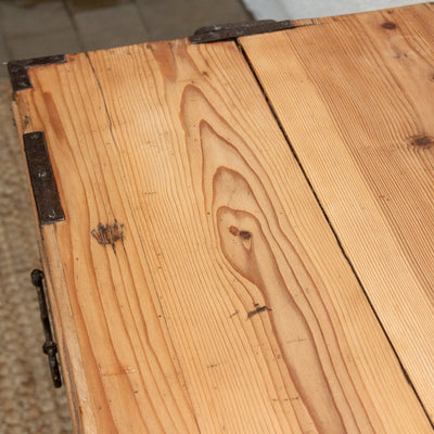 Antique Japanese Meiji-era tansu chest on stand – handcrafted wood storage with traditional joinery and timeless design.