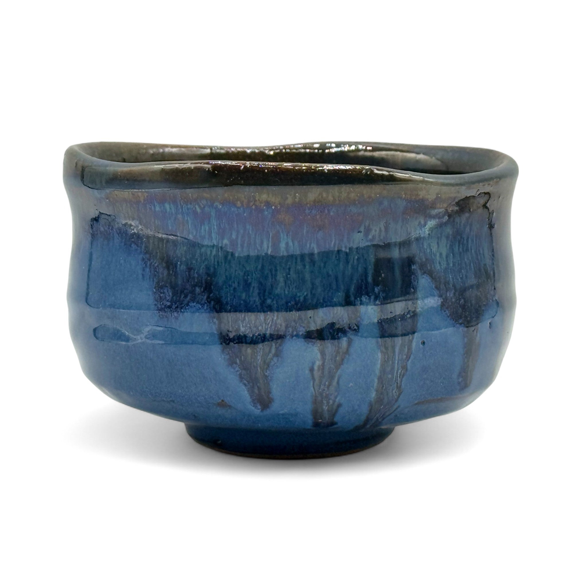 Handcrafted Japanese matcha bowl chawan for traditional tea ceremony, ideal for whisking and serving matcha green tea.