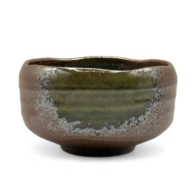 Handcrafted Japanese matcha bowl chawan for traditional tea ceremony, ideal for whisking and serving matcha green tea.