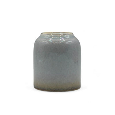 Handcrafted Mino-yaki Yunomi Japanese teacup with traditional glaze, perfect for daily tea rituals.