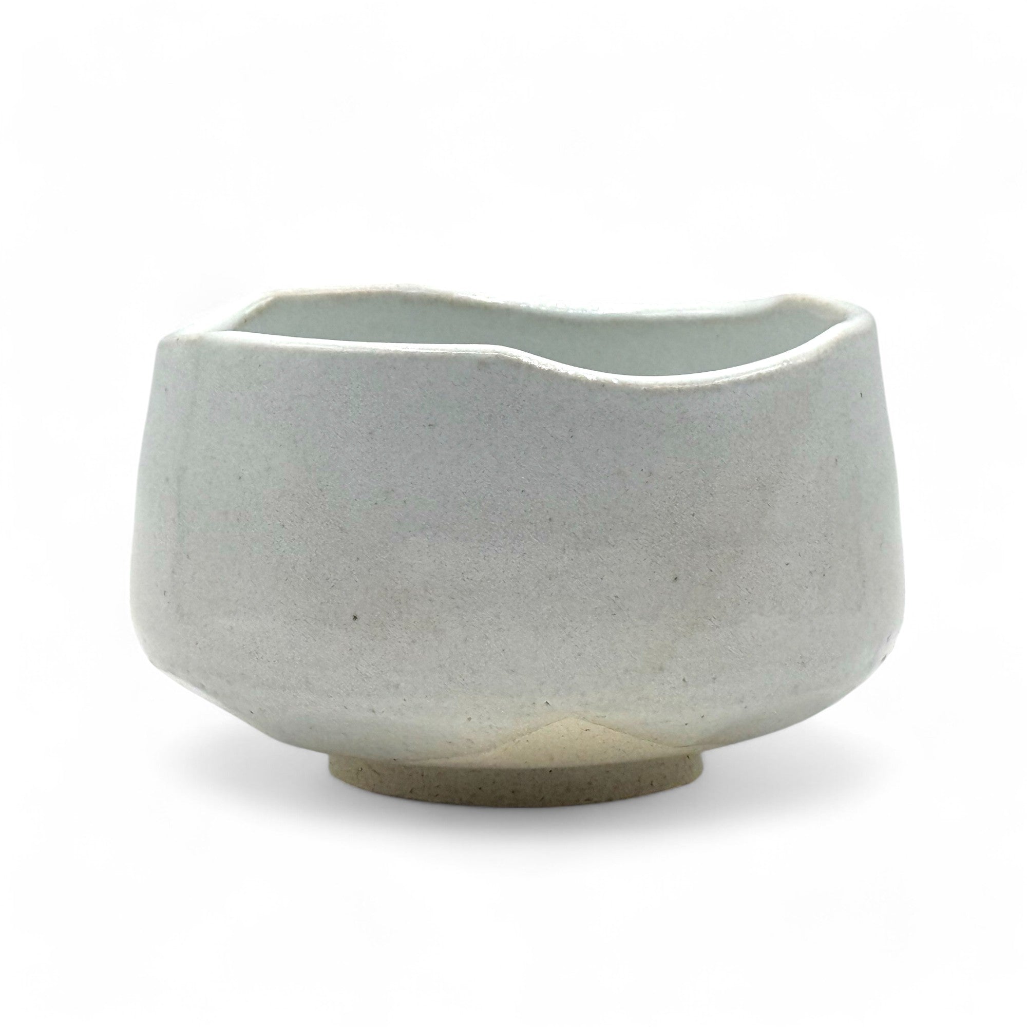 Handcrafted Japanese matcha bowl chawan for traditional tea ceremony, ideal for whisking and serving matcha green tea.