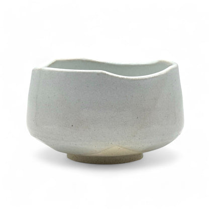 Handcrafted Japanese matcha bowl chawan for traditional tea ceremony, ideal for whisking and serving matcha green tea.
