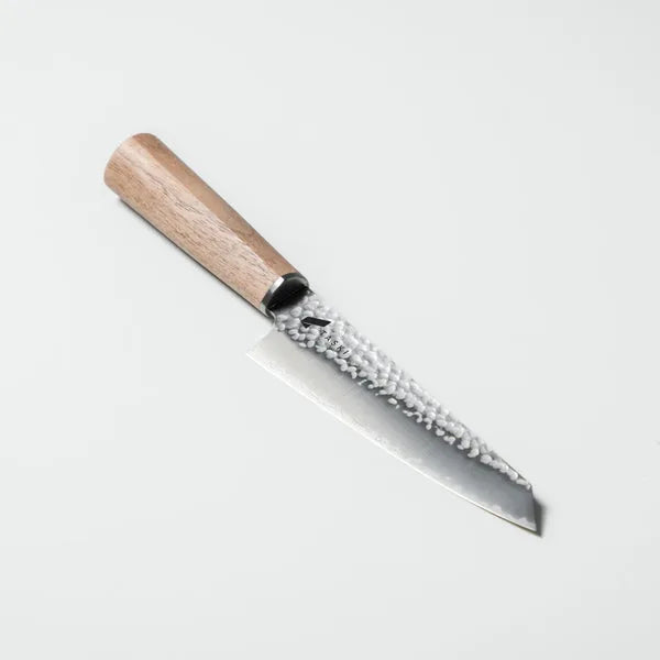 Premium 6-inch Kiritsuke petty knife, sharp Japanese chef knife for precision cutting, slicing, and kitchen prep.