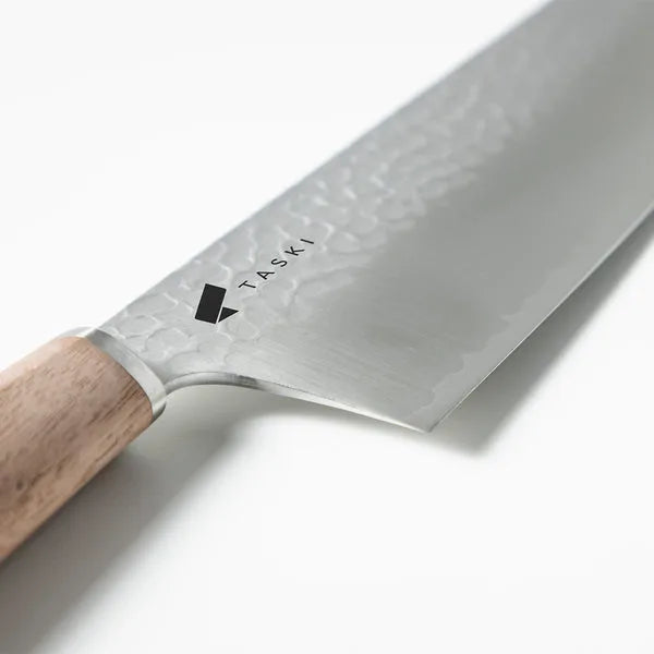 Premium 7-inch Nakiri knife, Japanese VG10 steel vegetable chef knife, handmade in Seki Japan.