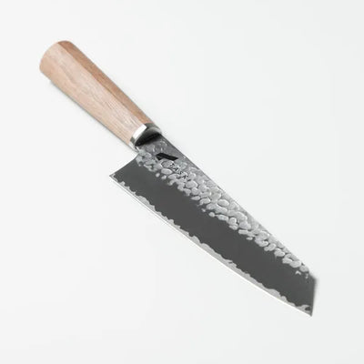 Premium 7-inch kiritsuke knife, Japanese VG10 steel chef knife for precision slicing and multipurpose cooking.