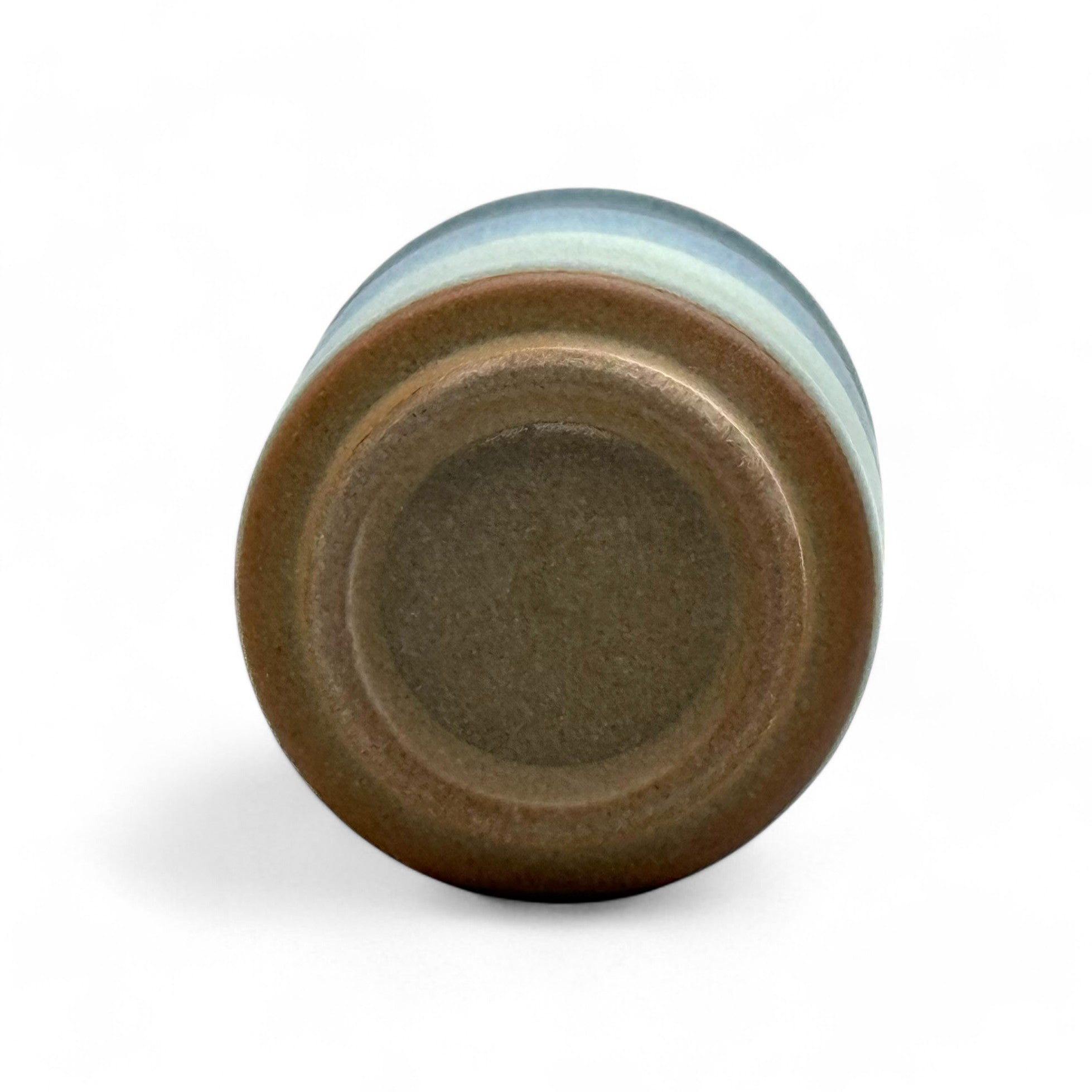 Handcrafted Mino-yaki Yunomi Japanese teacup with traditional glaze, perfect for daily tea rituals.