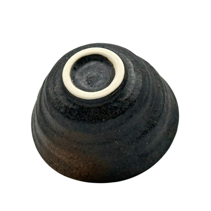Handcrafted Bizen-yaki Yunomi Japanese Sencha teacup with traditional glaze, perfect for daily tea rituals.