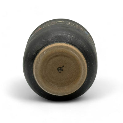 Handcrafted Mino-yaki Yunomi Japanese teacup with traditional glaze, perfect for daily tea rituals.