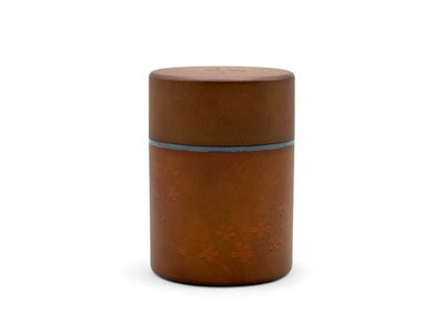 Resin tea canister, authentic Japanese Chazutsu for tea storage and decoration.