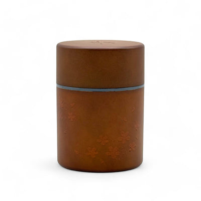 Resin tea canister, authentic Japanese Chazutsu for tea storage and decoration.