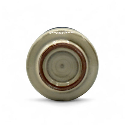 Handcrafted Mino-yaki Yunomi Japanese teacup with traditional glaze, perfect for daily tea rituals.