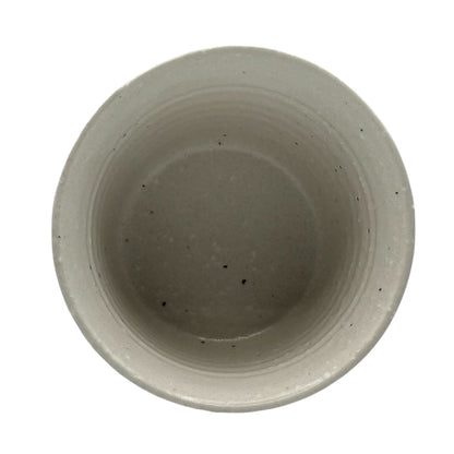 Handcrafted Mino-yaki Yunomi Japanese teacup with traditional glaze, perfect for daily tea rituals.
