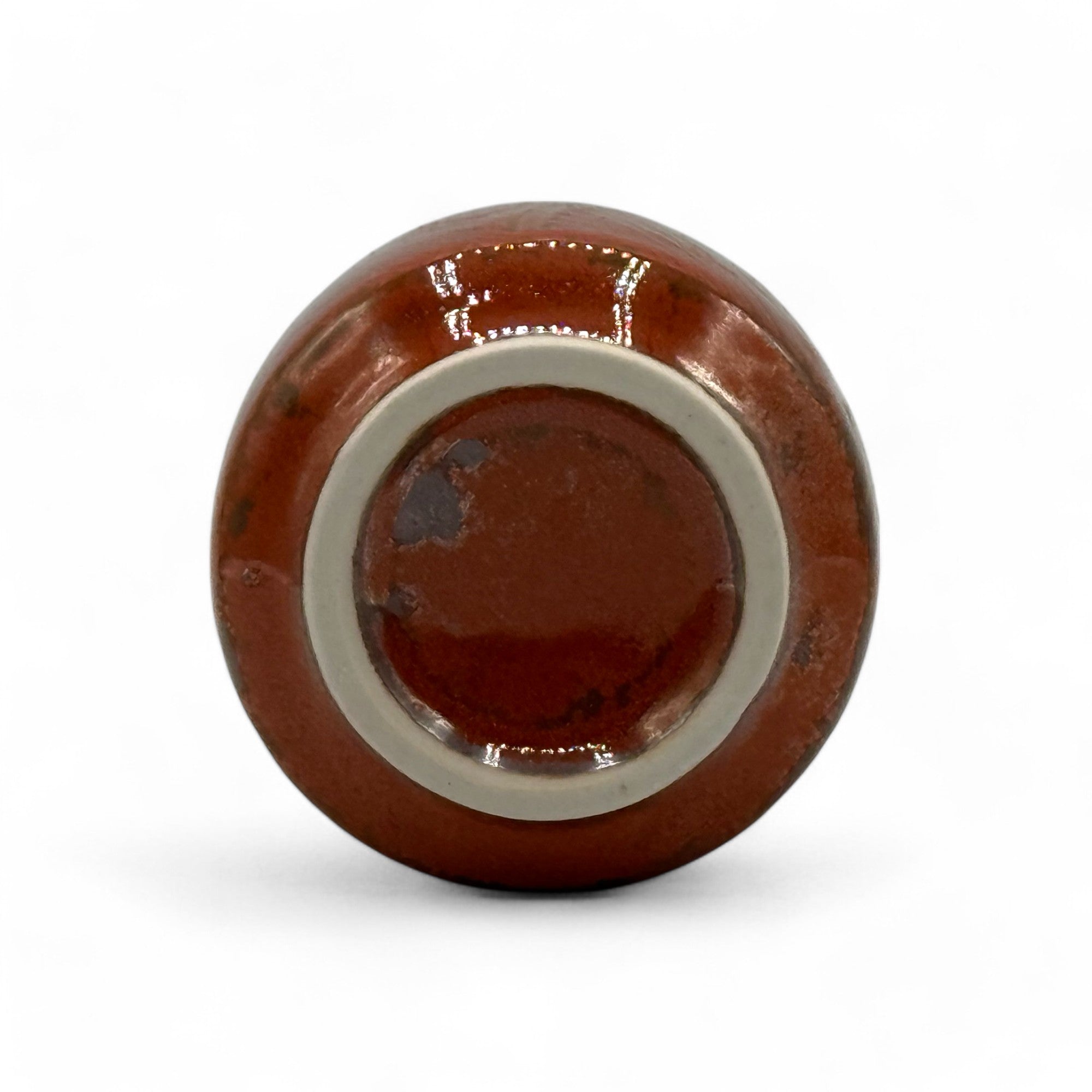 Handcrafted Mino-yaki Yunomi Japanese teacup with traditional glaze, perfect for daily tea rituals.