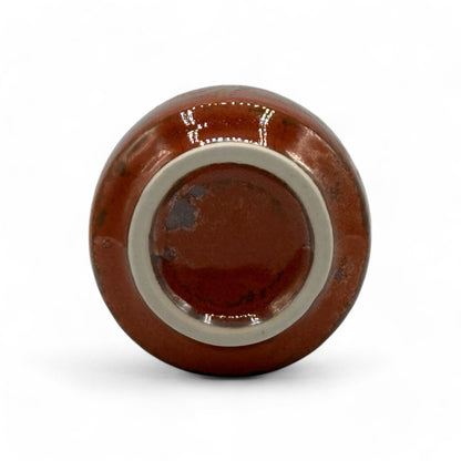 Handcrafted Mino-yaki Yunomi Japanese teacup with traditional glaze, perfect for daily tea rituals.
