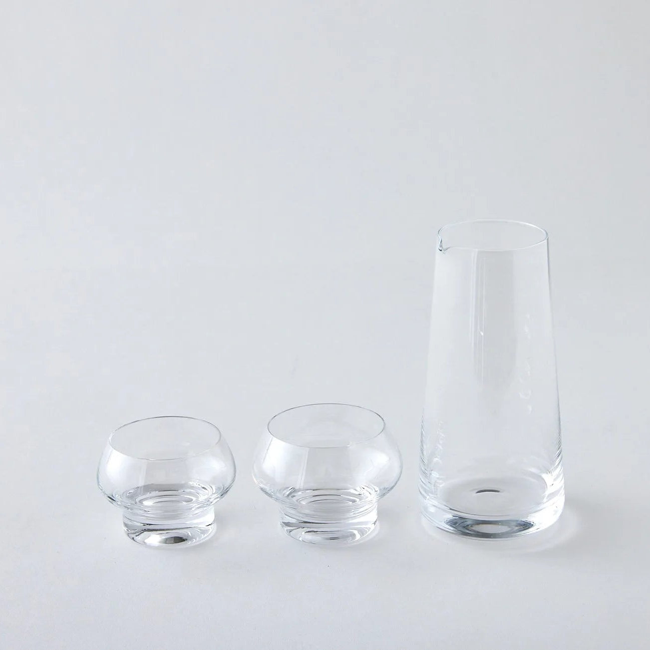 Handcrafted Sumi Edo Glass Japanese Sake Set showcasing traditional elegance and refined craftsmanship.