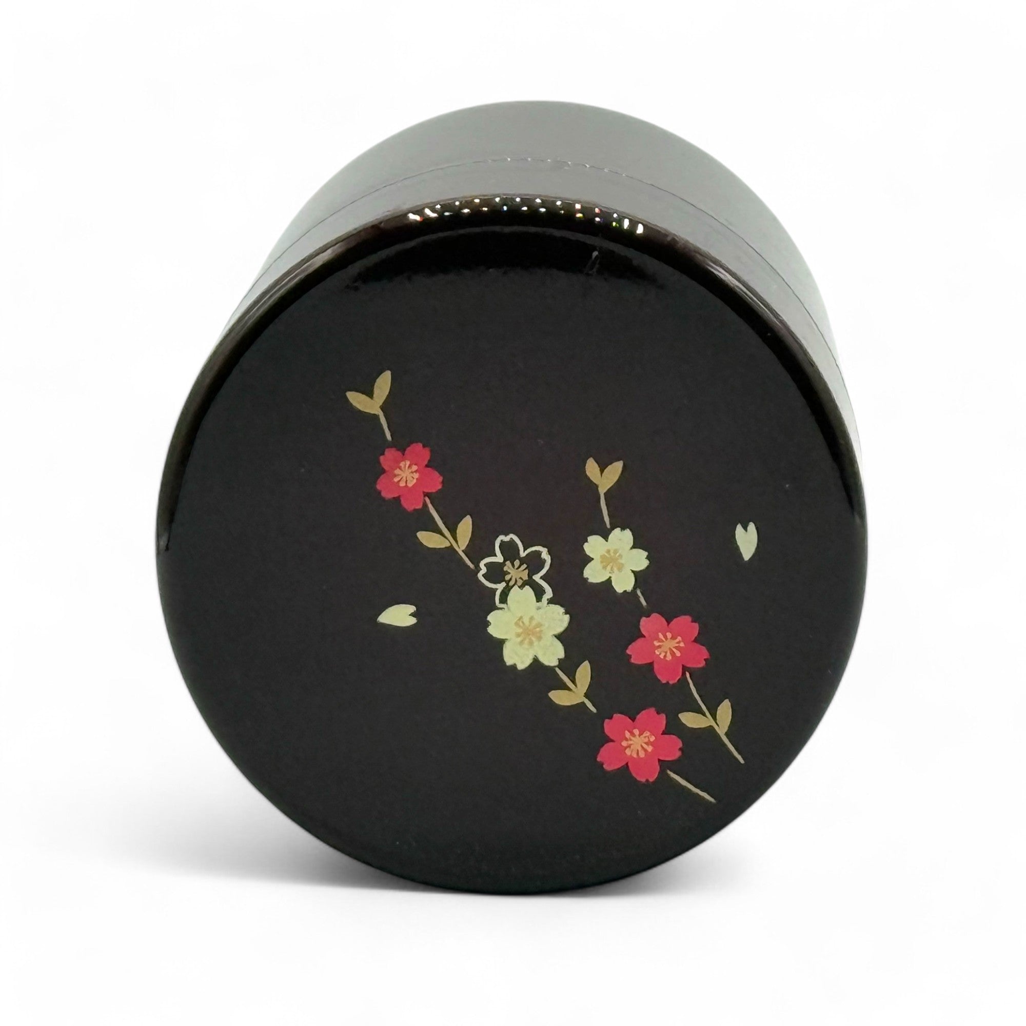 Resin tea canister, authentic Japanese Chazutsu for tea storage and decoration.