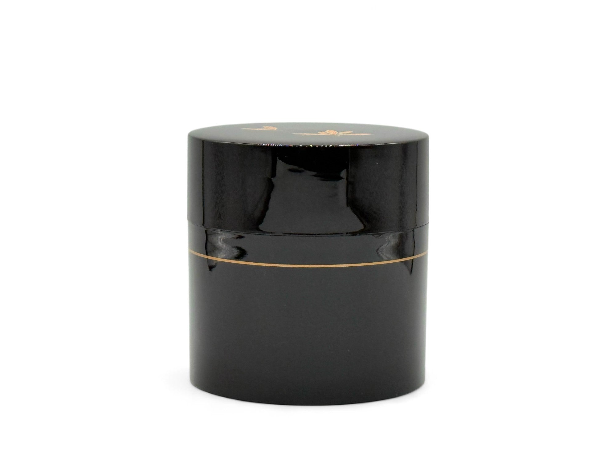 Resin tea canister, authentic Japanese Chazutsu for tea storage and decoration.