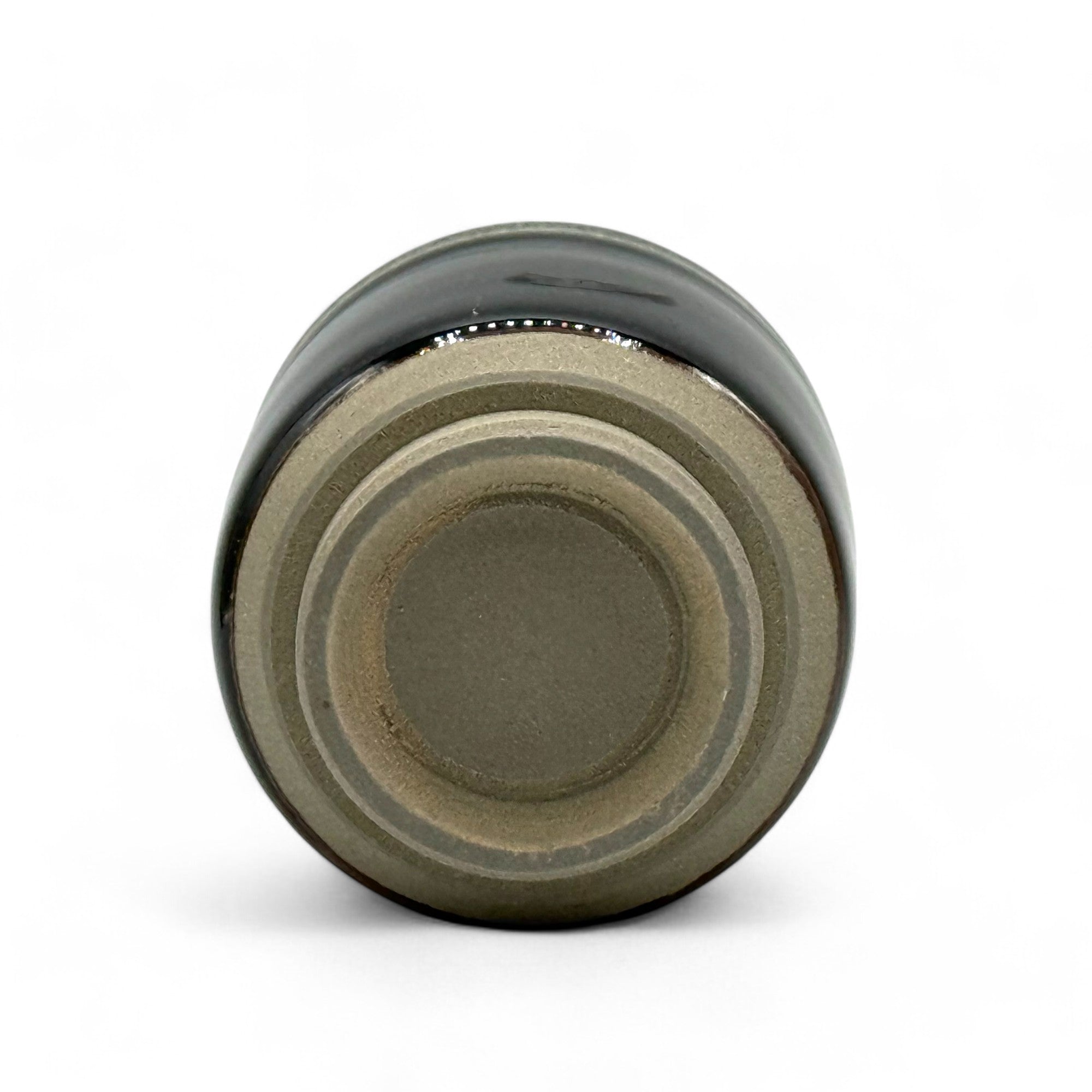 Handcrafted Mino-yaki Yunomi Japanese teacup with traditional glaze, perfect for daily tea rituals.