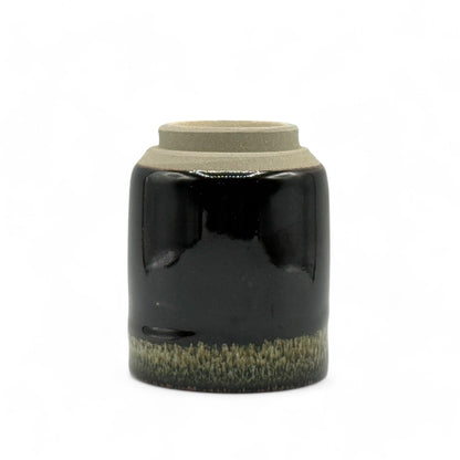 Handcrafted Mino-yaki Yunomi Japanese teacup with traditional glaze, perfect for daily tea rituals.