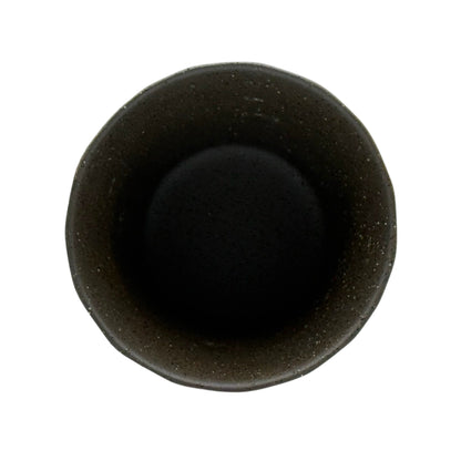 Handcrafted Mino-yaki Yunomi Japanese teacup with traditional glaze, perfect for daily tea rituals.