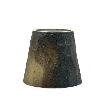 Handcrafted Mino-yaki Yunomi Japanese teacup with traditional glaze, perfect for daily tea rituals.
