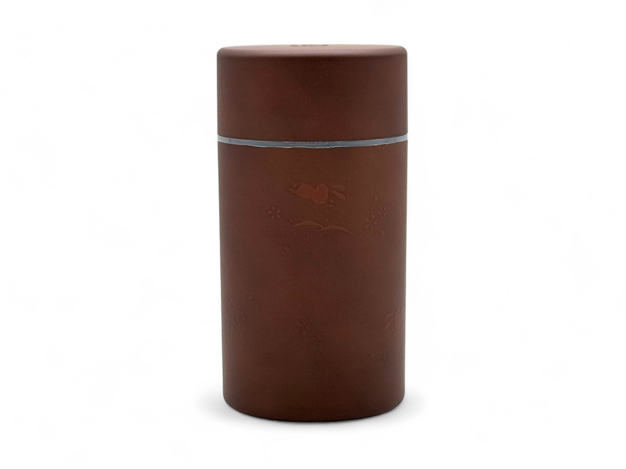 Resin tea canister, authentic Japanese Chazutsu for tea storage and decoration.