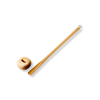 Yuhuro Japanese comfy shoehorn for easy, ergonomic slip-on shoes, designed for comfort and effortless use.